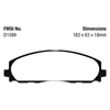 Picture of Ultimax OEM Replacement Front Brake Pads