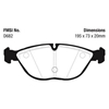 Picture of Bluestuff NDX Formula Racing Front Brake Pads