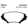 Picture of Bluestuff NDX Formula Racing Front Brake Pads