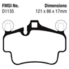 Picture of Bluestuff NDX Formula Racing Front Brake Pads