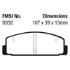 Picture of Bluestuff NDX Formula Racing Rear Brake Pads