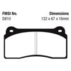 Picture of Orangestuff Full Race Front Brake Pads