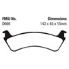 Picture of Extra Duty Rear Brake Pads
