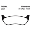 Picture of Extra Duty Rear Brake Pads