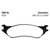 Picture of Extra Duty Front Brake Pads