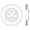 Picture of Sport Slotted 1-Piece Front Driver Side Brake Rotor