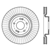 Picture of Sport Slotted 1-Piece Front Driver Side Brake Rotor