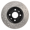 Picture of Sport Drilled and Slotted 1-Piece Rear Passenger Side Brake Rotor