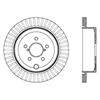 Picture of Sport Slotted 1-Piece Rear Driver Side Brake Rotor
