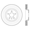 Picture of Sport Slotted 1-Piece Front Driver Side Brake Rotor