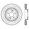 Picture of Sport Slotted 1-Piece Front Passenger Side Brake Rotor
