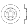 Picture of Sport Slotted 1-Piece Rear Driver Side Brake Rotor