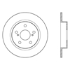 Picture of Sport Slotted 1-Piece Rear Driver Side Brake Rotor