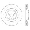 Picture of Sport Slotted 1-Piece Front Passenger Side Brake Rotor
