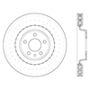 Picture of Sport Slotted 1-Piece Front Passenger Side Brake Rotor
