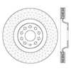 Picture of Sport Slotted 1-Piece Front Driver Side Brake Rotor