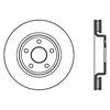 Picture of Sport Slotted 1-Piece Front Driver Side Brake Rotor