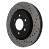 Picture of Sport Drilled and Slotted 1-Piece Front Driver Side Brake Rotor