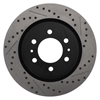 Picture of Sport Drilled and Slotted 1-Piece Front Driver Side Brake Rotor