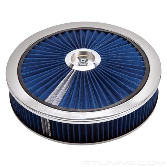 Picture of Pro-Flo Round Blue Chrome Air Cleaner Assembly