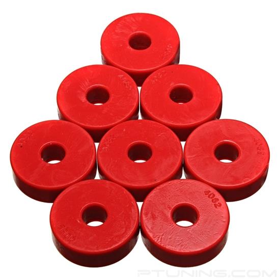 Picture of Front and Rear Body Mount Bushings - Red