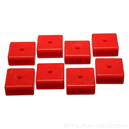 Picture of Front and Rear Body Mount Bushings - Red