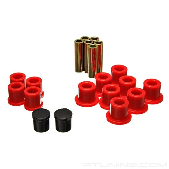 Picture of Hyper-Flex Rear Leaf Spring Bushings - Red