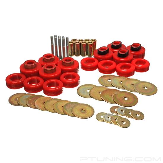 Picture of Front and Rear Body Cab Mount Kit - Red