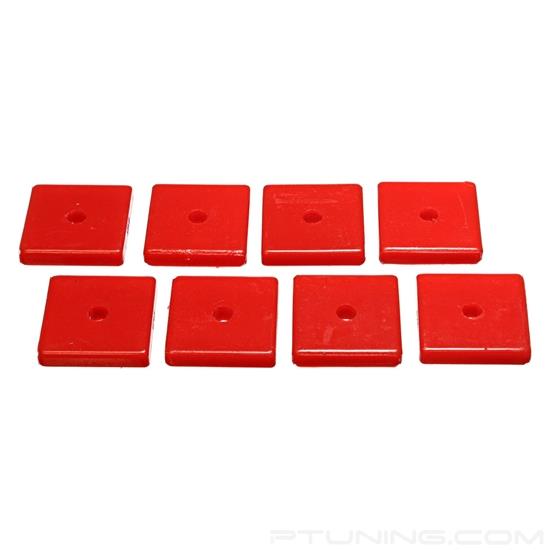 Picture of Front and Rear Body Mount Bushings - Red