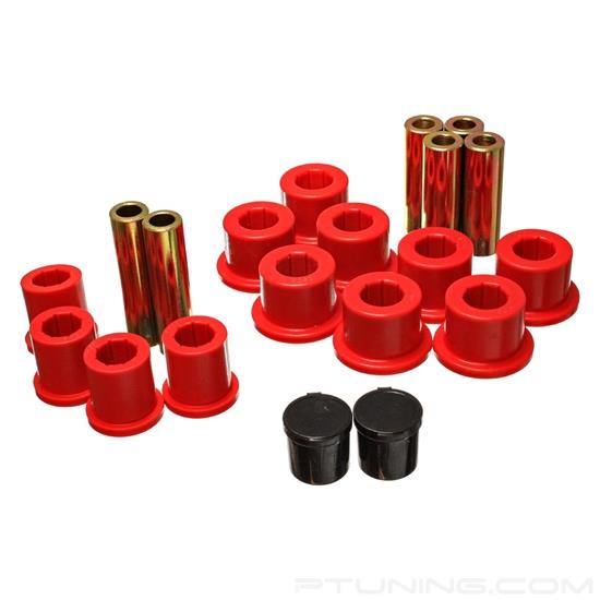 Picture of Hyper-Flex Rear Leaf Spring Bushings - Red