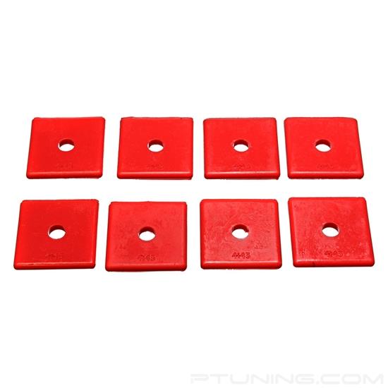 Picture of Front and Rear Body Mount Bushings - Red