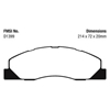 Picture of Extra Duty Front Brake Pads