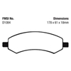 Picture of Extra Duty Front Brake Pads