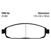 Picture of Extra Duty Front Brake Pads