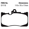 Picture of Ultimax OEM Replacement Front Brake Pads