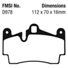 Picture of Extra Duty Rear Brake Pads