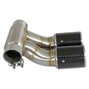 Picture of MACH Force-Xp 304 SS Exhaust Tip - 3.5" Out, Carbon Fiber, Dual