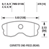 Picture of High Performance Street 5.0 Rear Brake Pads