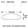 Picture of High Performance Street 5.0 Front Brake Pads