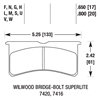 Picture of Motorsports Performance HT-14 Compound Brake Pads