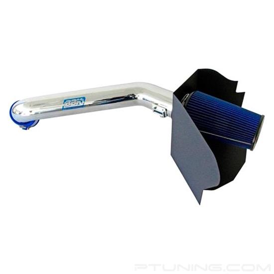 Picture of Power-Plus Series Aluminum Chrome Cold Air Intake System with Blue Filter