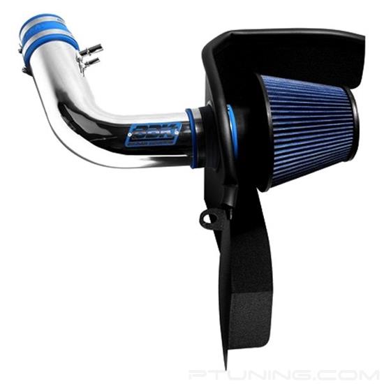 Picture of Power-Plus Series Aluminum Chrome Cold Air Intake System with Blue Filter