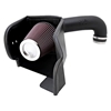 Picture of FIPK Generation II Black Composite Cold Air Intake System with Red Filter and Heat Shield