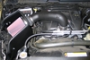 Picture of FIPK Generation II Black Composite Cold Air Intake System with Red Filter and Heat Shield