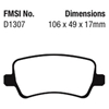 Picture of Greenstuff 6000 Series Truck and SUV Rear Brake Pads