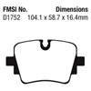 Picture of Yellowstuff Rear Brake Pads