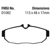 Picture of Ultimax OEM Replacement Rear Brake Pads