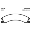 Picture of Ultimax OEM Replacement Rear Brake Pads
