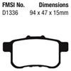 Picture of Ultimax OEM Replacement Rear Brake Pads