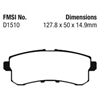 Picture of Ultimax OEM Replacement Rear Brake Pads